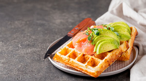 Bärlauchwaffeln mit Paprika: Lecker und schnell gemacht