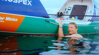 Silvia am Sonntag mit Extremsportler Michael Walther