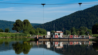 Gierseilfähre Veckerhagen: Hessen und Kreis Göttingen teilen Kosten