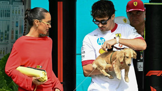 Hund Leo hilft: Leclerc mit Partnerin Saint-Mleux verlobt