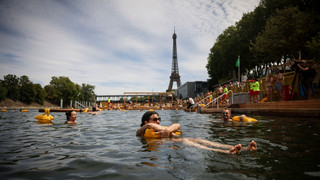 Pariser können wieder in der Seine Schwimmen