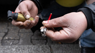 Frankfurts Crack-Zentrum exklusiv für Stadtbewohner