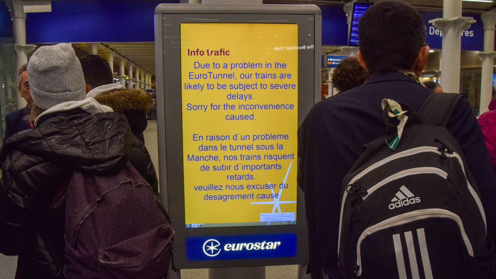 Zugverkehr am Ärmelkanal gestört