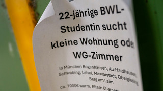 Große Unterschiede bei Kosten für WG-Zimmer in Uni-Städten
