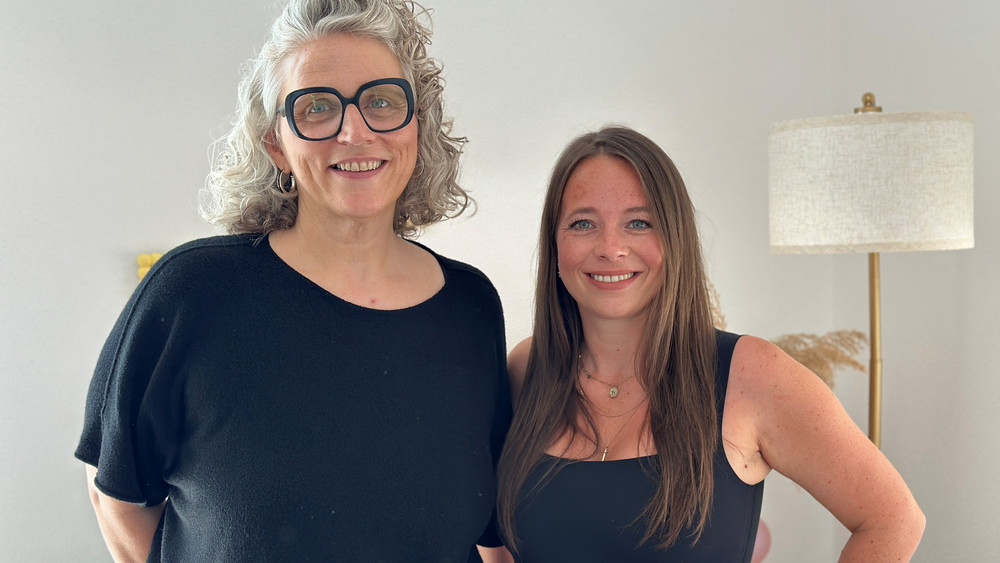 Sandra Kanther und Tanja Hahner sind die “Nähdels”, die den Stichtag in Hünfeld ausrichten. 