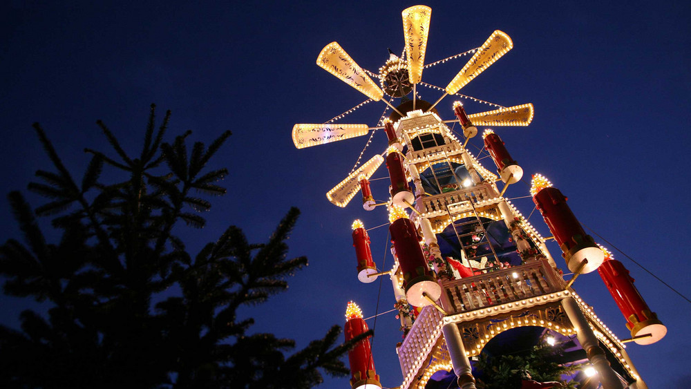 Die Weihnachtspyramide in Kassel