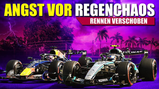 Regen-Alarm in Miami! F1 mit Spezialregeln und früherem Start