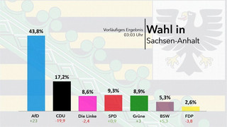 Landtagswahl in Sachsen-Anhalt: So sieht das vorläufige Ergebnis aus