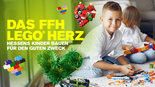 Das FFH LEGO Herz: LEGO bauen für den guten Zweck