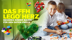 Das FFH LEGO Herz: LEGO bauen für den guten Zweck
