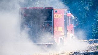 Ursache waren Mäharbeiten: Drei Flächenbrände im Kreis Offenbach