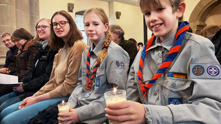 Friedenslicht aus Bethlehem in Fulda ausgesandt