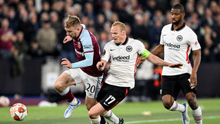 Eintracht Frankfurt gewinnt bei West Ham im Halbfinale-Hinspiel 2:1