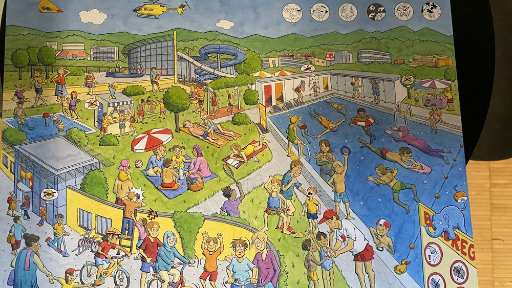 Die Lieblingsszene von Katharina Gutsch vom Kinderschutzbund Mainz spielt im Mainzer Freibad.