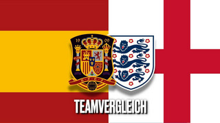 Spanien gegen England - Der Teamvergleich vor dem EM-Finale