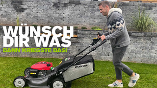 Wünsch dir was: Rasenmäher für Hendrik aus Marburg