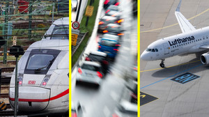 Sommerferien in Hessen: Volle Straßen und viel los am Flughafen