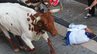 Pamplona: Verletzte auch bei zweiter Stierhatz