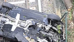 Tödlicher Crash in Berlin: Auto stürzt von Brücke auf S-Bahn-Gleise