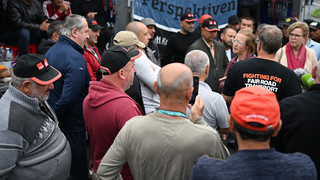 Nach Streik in Gräfenhausen: LKW-Fahrer bekommen Weihnachts-Essen