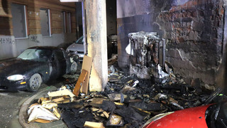 Sperrmüllhaufen brannte - Haus in Mannheim evakuiert