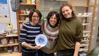 Kaffee trinken und Keramik bemalen - Das "Mal wieder" in Wiesbaden
