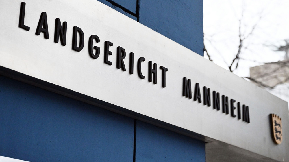 Landgericht in Mannheim von außen