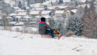 Schlitten fahren in Hessen: Die besten Rodelberge