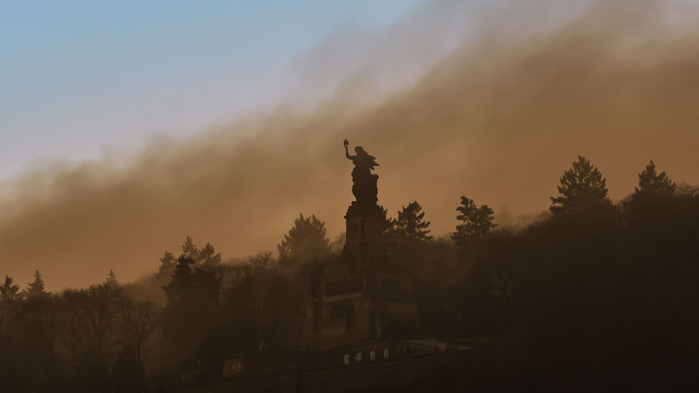 Niederwalddenkmal im Sonnenuntergang