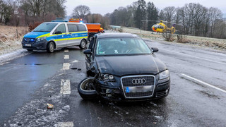 Drei Verletzte bei Unfall in Gersfeld