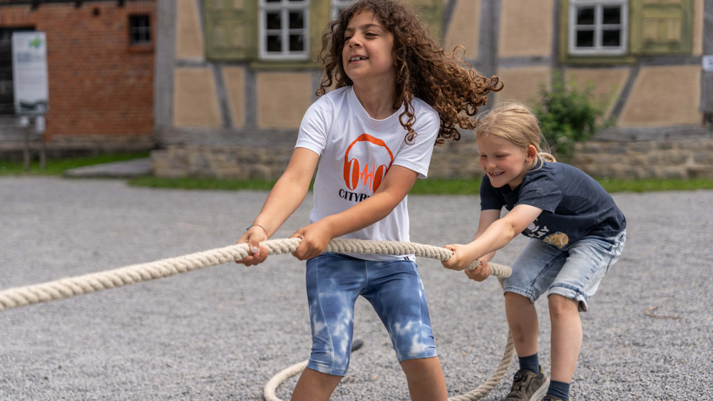 Spielefest im Freilandmuseum in Fladungen