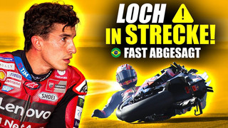 Loch in der Strecke! MotoGP schrammt an Brasilien-Absage vorbei