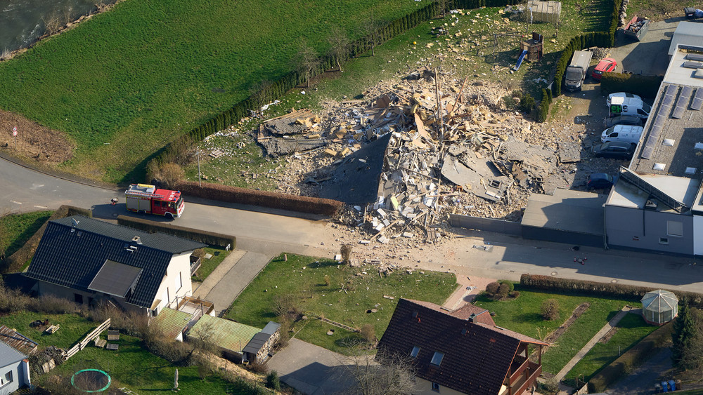 Nach dem Gas-Leck in Hadamar-Niederzeuzheim war ein ganzes Haus in der Nähe in die Luft geflogen.