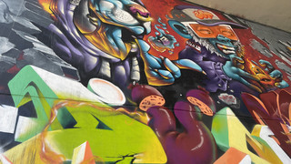 Graffiti-Festival "Meeting of Styles" in Mainz-Kastel