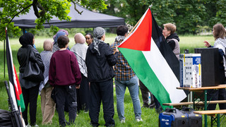 Frankfurt: Pro-Palästina-Camp geht ohne größere Zwischenfälle zu Ende