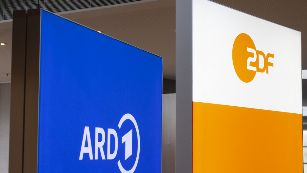 Das Logo von ARD und ZDF