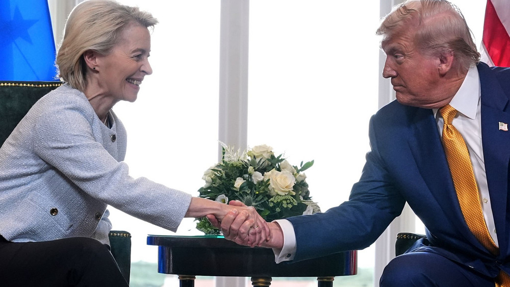 US-Präsident Trump trifft von der Leyen in Schottland