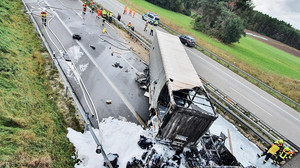 LKW-Pannen auf Autobahn: Kuriose Verkehrsunfälle in Hessen