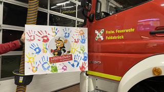 Austoben in der Feuerwache: Bei der "Kinder-Feuerwehr" in Bergshausen