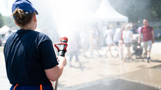 Hitze beim Hessentag: DRK stockt Sanitätsdienst auf