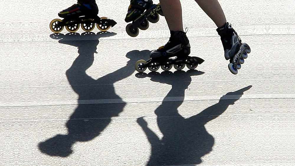 Die Inliner-Radweg in Trebur