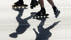 Die Inliner-Radweg in Trebur