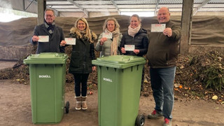 Stopp! Kein Plastik in den Biomüll - Kampagne in Marburg
