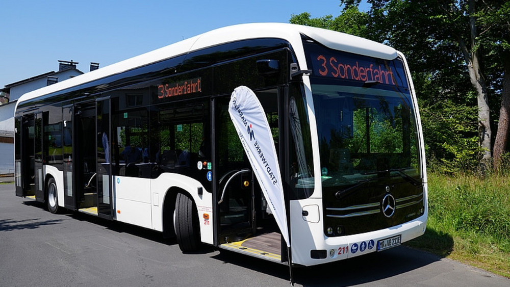 Elektrobusse auf Linie 3 in Marburg: Dafür sind künftig sechs eCitaro im Einsatz.