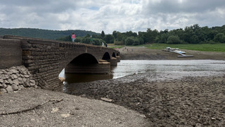Edersee-Atlantis taucht wieder komplett auf