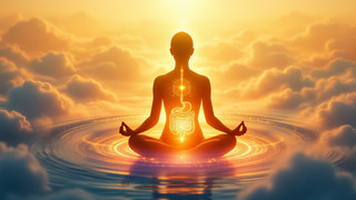 Gesunder Magen, gesunder Darm: Meditation für Wohlbefinden im Bauch