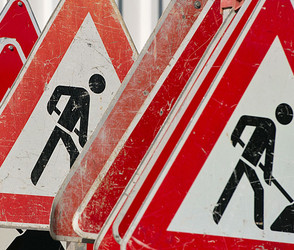 A671 bei Hochheim am Wochenende gesperrt