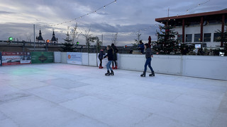 Erstmals Eisbahn über den Dächern von Fulda