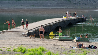 Edersee: Pegel sinkt rapide - Atlantis sichtbar