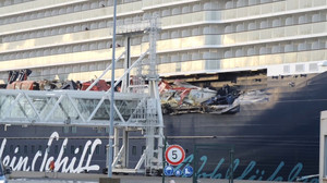Neue Details: Windböe löste Unfall von Kreuzfahrtschiff in Bremerhaven aus